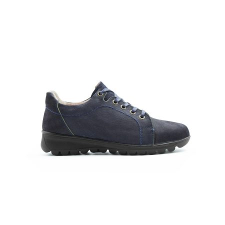 کفش چرم نبوک اسپرت مردانه رنگ سورمه ای